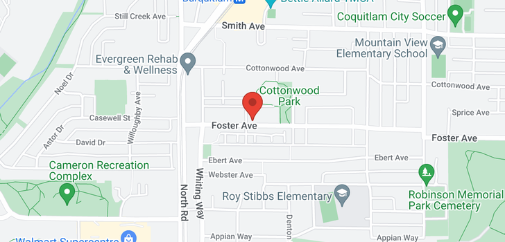 map of 312 545 FOSTER AVENUE